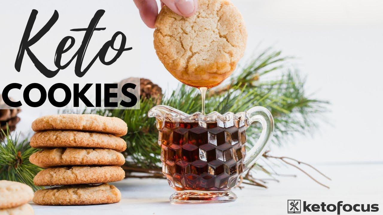 The Best Keto Cookie Recipe!!   KETO MAPLE BACON COOKIES   Keto Christmas Cookies