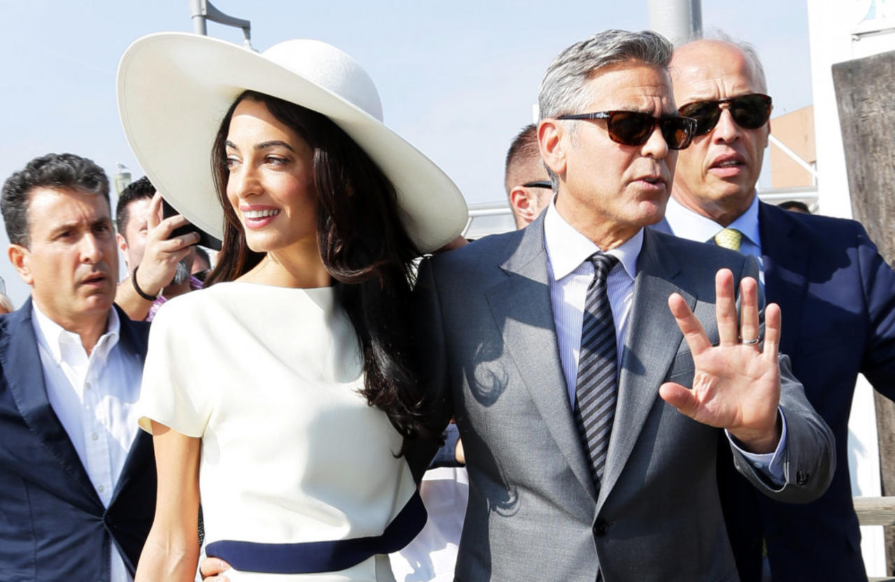 George Clooney there is no downside to his wife Amal