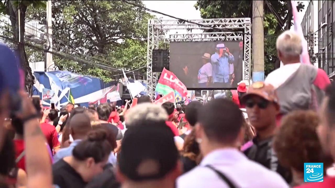 Lula holds a rally ahead of Brazil's election