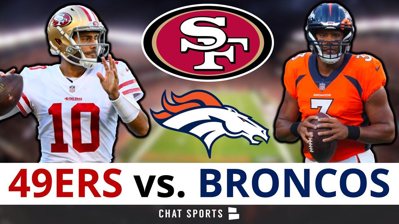49ers vs. Broncos LIVE Streaming Scoreboard, Free Play-By-Play, Highlights & Stats, SNF | NFL Week 3