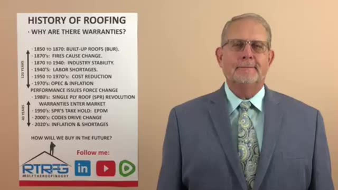 Why are there roof warranties? With #RolfTheRoofongGuy