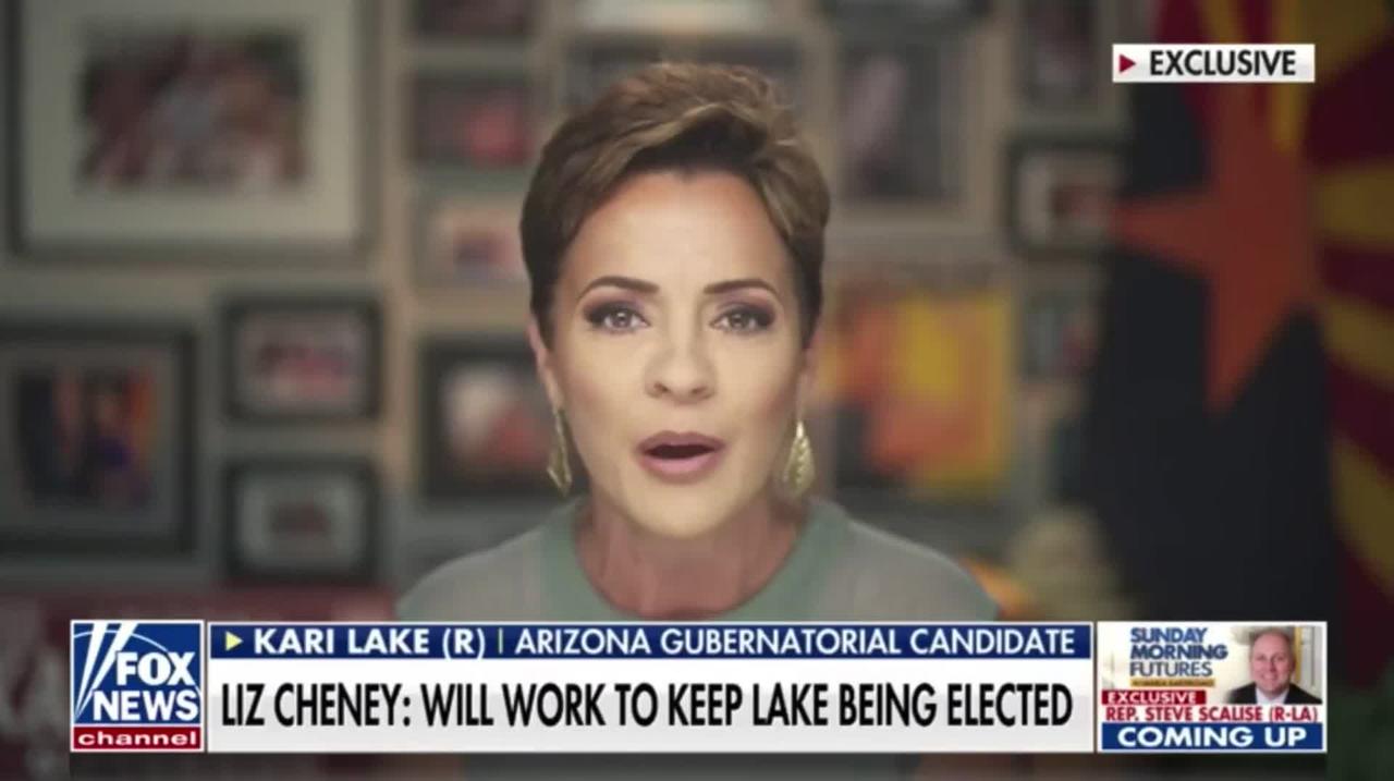 Kari Lake LAUGHS at Liz Cheney's Comments, Calling it 'the Biggest, Best Gift I've Ever Received'