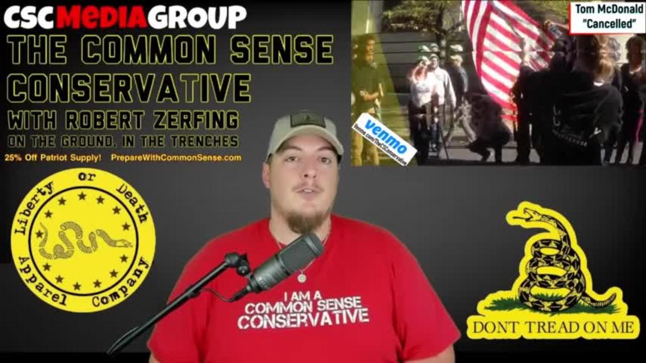 Ryan Harris Assault and Arrest Video by Robert Zerfing of Common Sense Conservative
