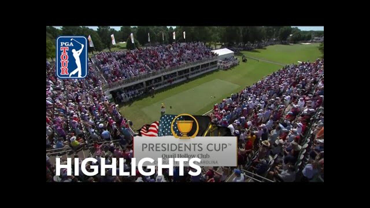 Presidents Cup Highlights | Rounds 3 and 4 | 2022