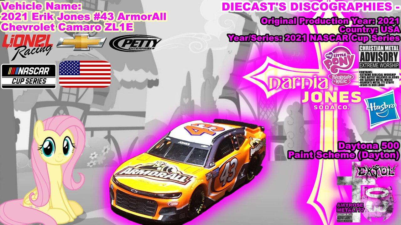 Awesome NASCAR Car 2021 Erik Jones #43 ArmorAll Chevrolet Camaro ZL1E: 9/25/2022
