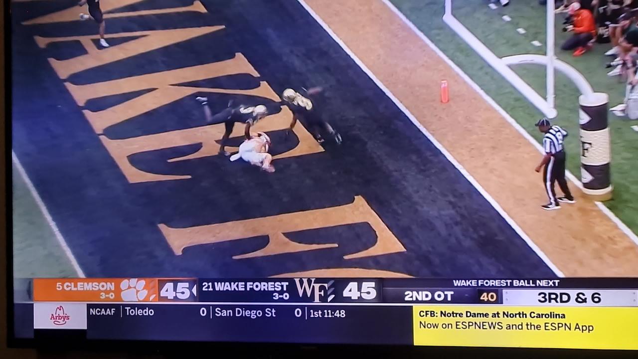 RIGGED !! COLLEGE FOOTBALL RIDDED CLEMSON VS WAKE FOREST