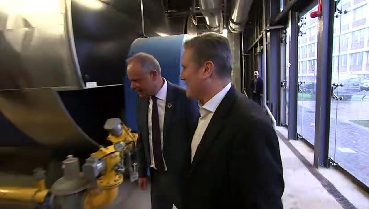 Starmer visits energy centre ahead of conference speech