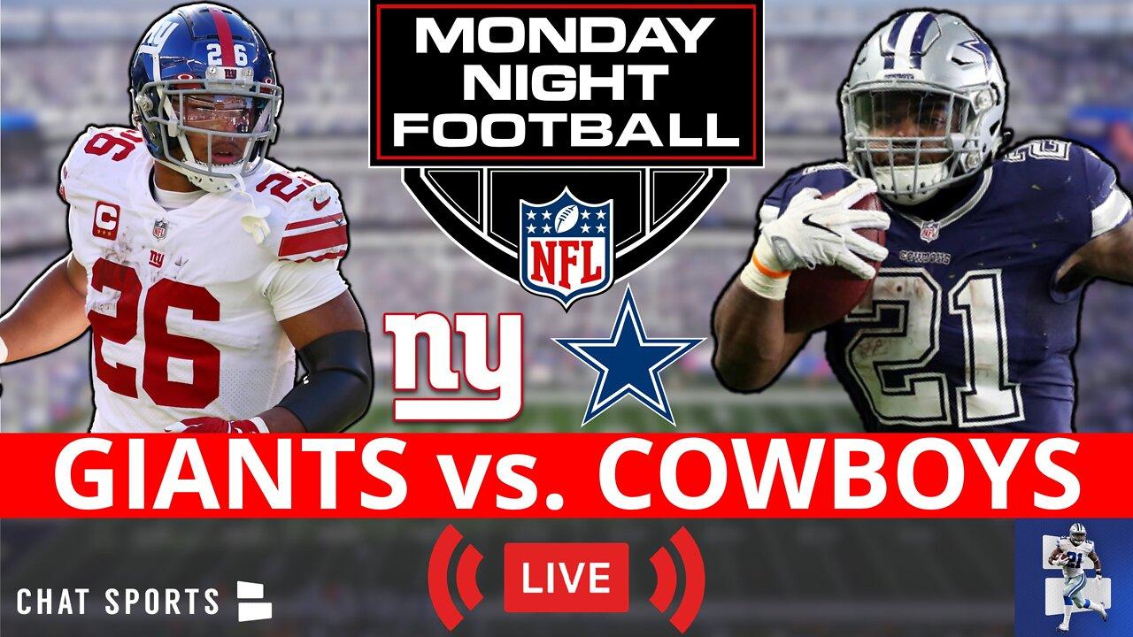 Cowboys vs. Giants Live Streaming Scoreboard, Play-By-Play | MNF NFL Week 3