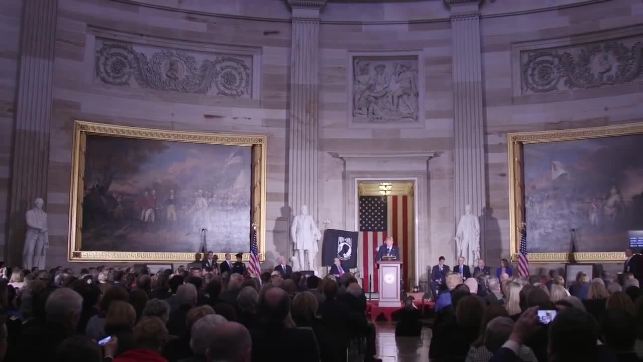 Donald Trump Delivers Remarks at Congress Awards