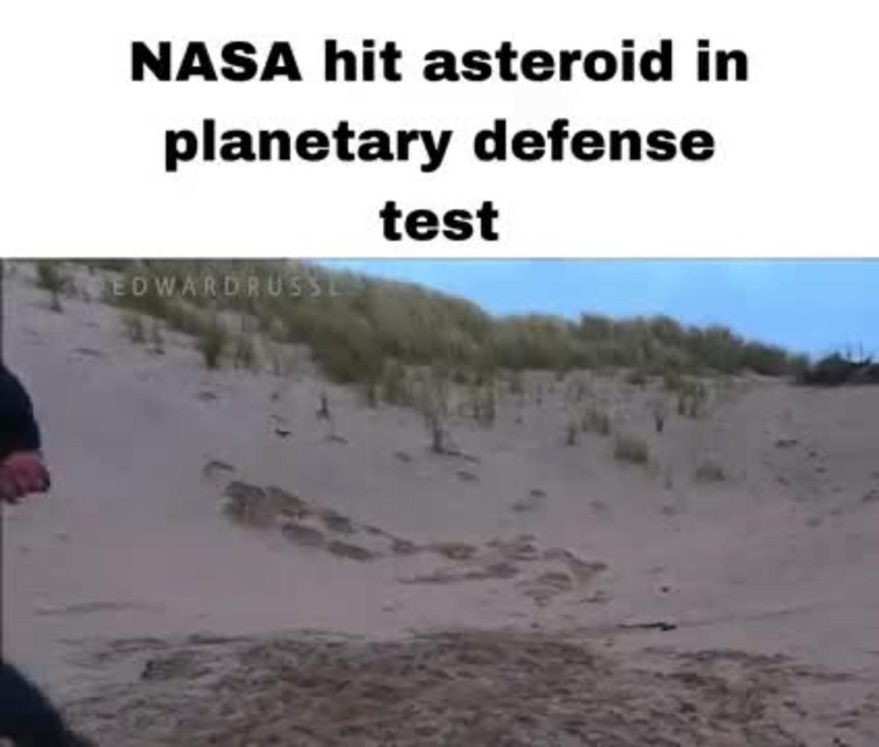 NASA hit an asteroid in Planetary Defense Test
