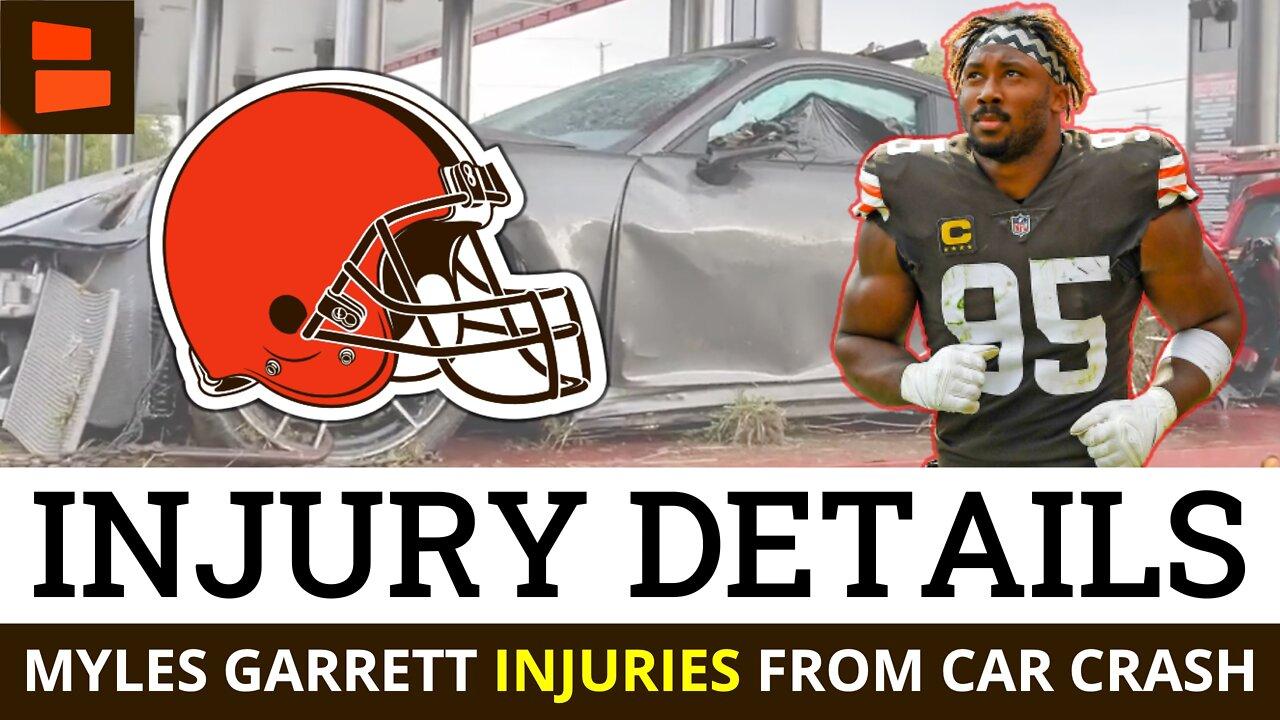 MAJOR Update On Myles Garrett's Car Crash & Injuries