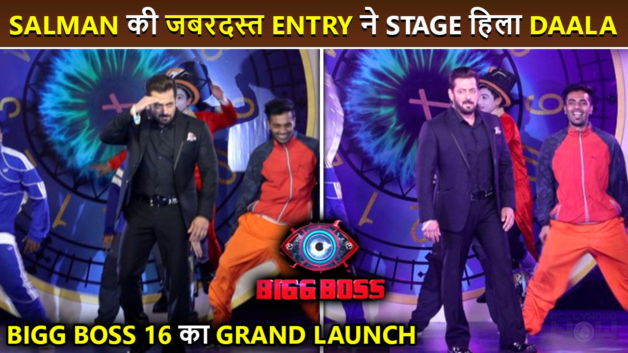 Salman Khan Grand Entry At The Launch Of Bigg Boss 16