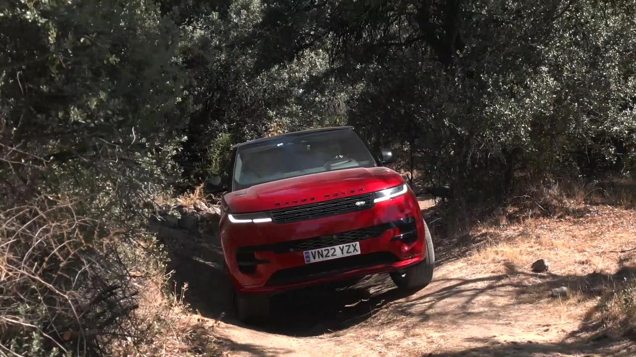2023 Range Rover Sport First Edition P530 in Firenze Red Off road driving
