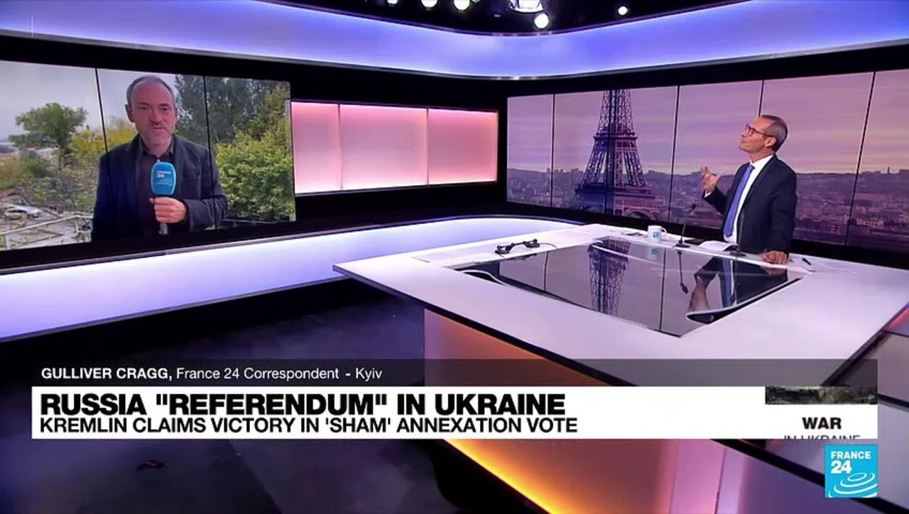 Ukraine 'sham' referendum results point to Russia annexation