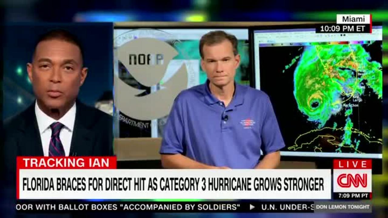 CNN's Don Lemon tries to blame Hurricane Ian on climate change