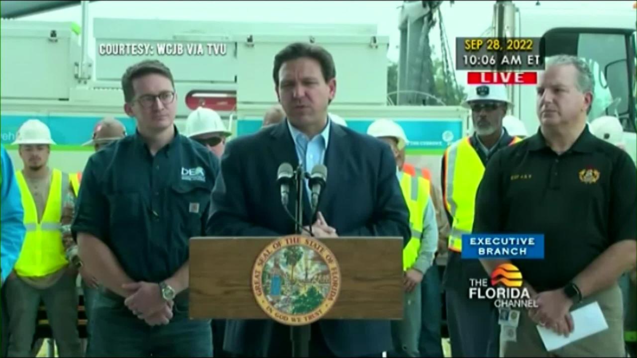 Gov. Ron DeSantis On Hurricane Ian - One News Page VIDEO