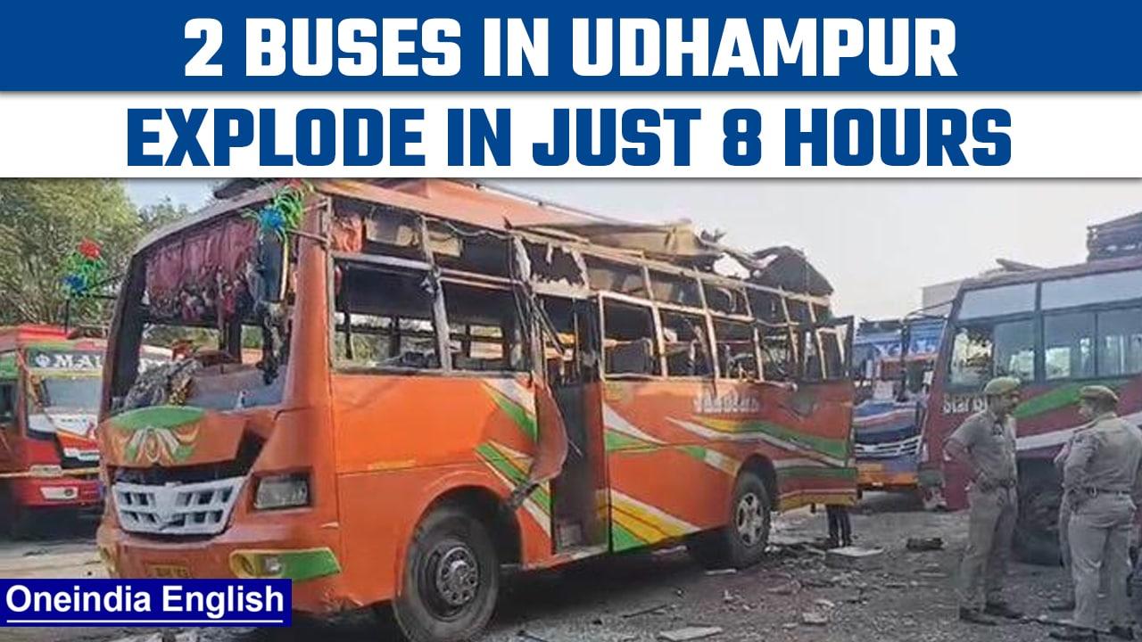 Udhampur: 2 buses explode in 8 hours, investigation underway | Oneindia News *News