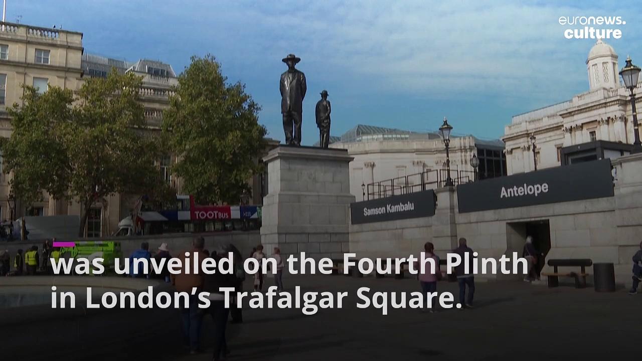 A new fourth plinth statue has arrived in Trafalgar Square celebrating a Malawian icon