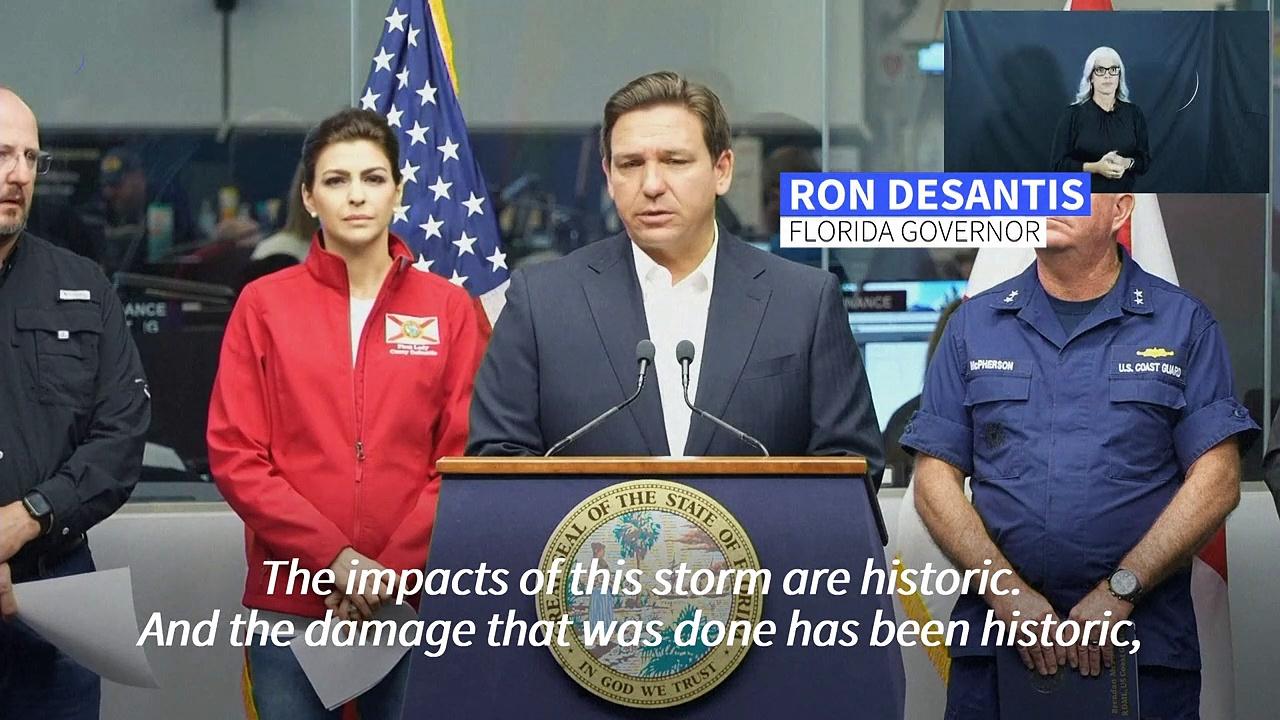 Florida devastated by 'historic' Hurricane Ian: governor