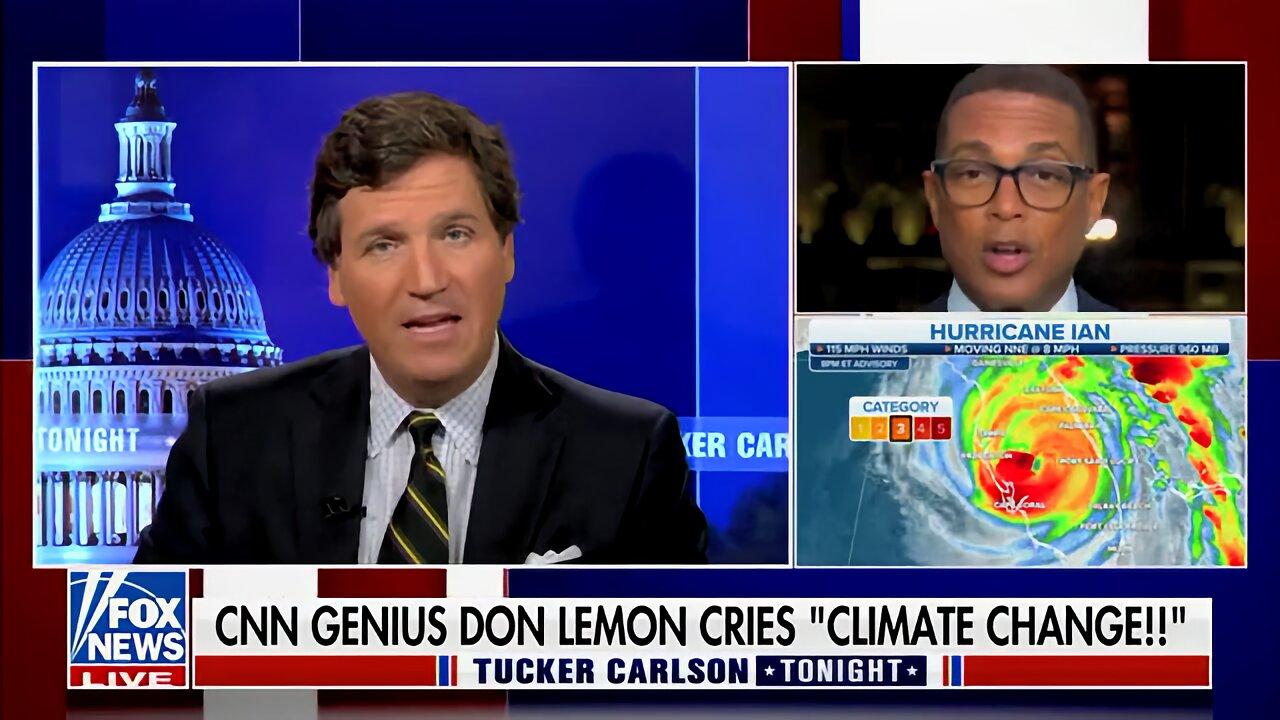 Tucker Slams Dems Politicizing Hurricane Ian: Watch How NOAA Director Shuts Down Don Lemon