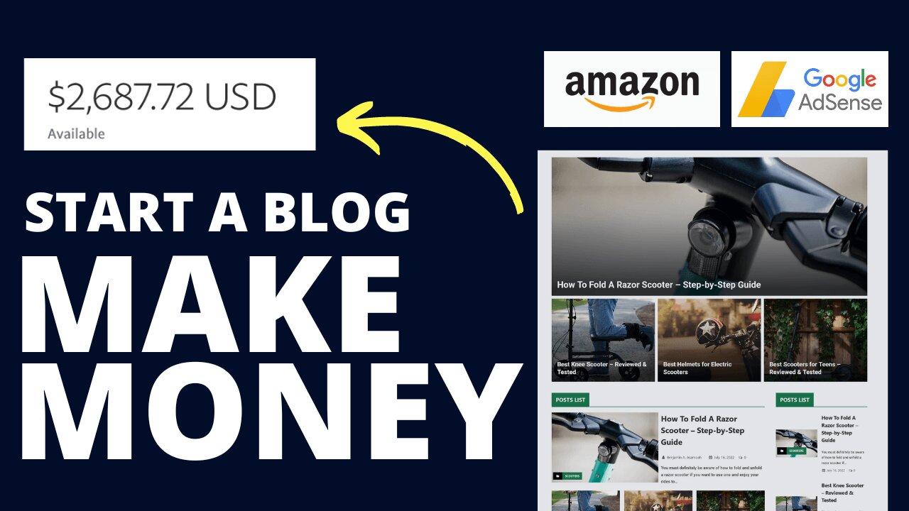 How to Start a Blog and Make Money Online