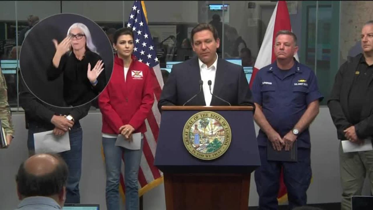 Gov. DeSantis on Lee County Sheriff reporting that fatalities could be "in the hundreds" following Hurricane Ian
