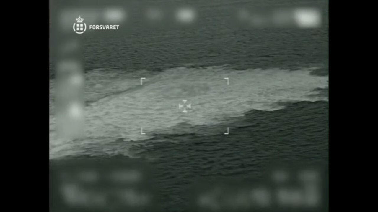 Natural gas leaks into the sea after sabotage of Nord Stream pipeline