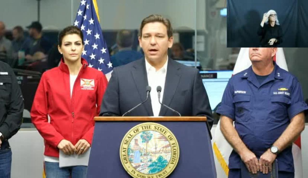 “500 Year Flooding event Florida” – Gov. Ron DeSantis Delivers Update as Hurricane Ian. Catastrophic damage