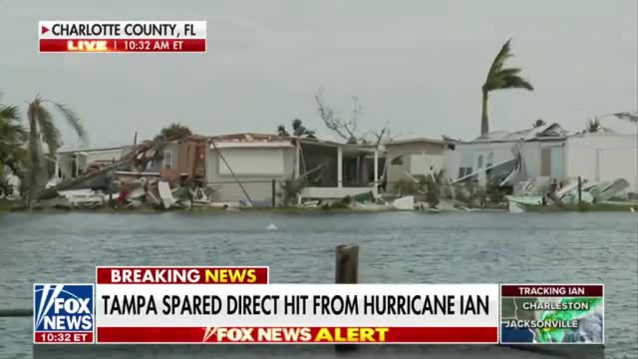 Shocking footage shows 'complete destruction' from Hurricane Ian