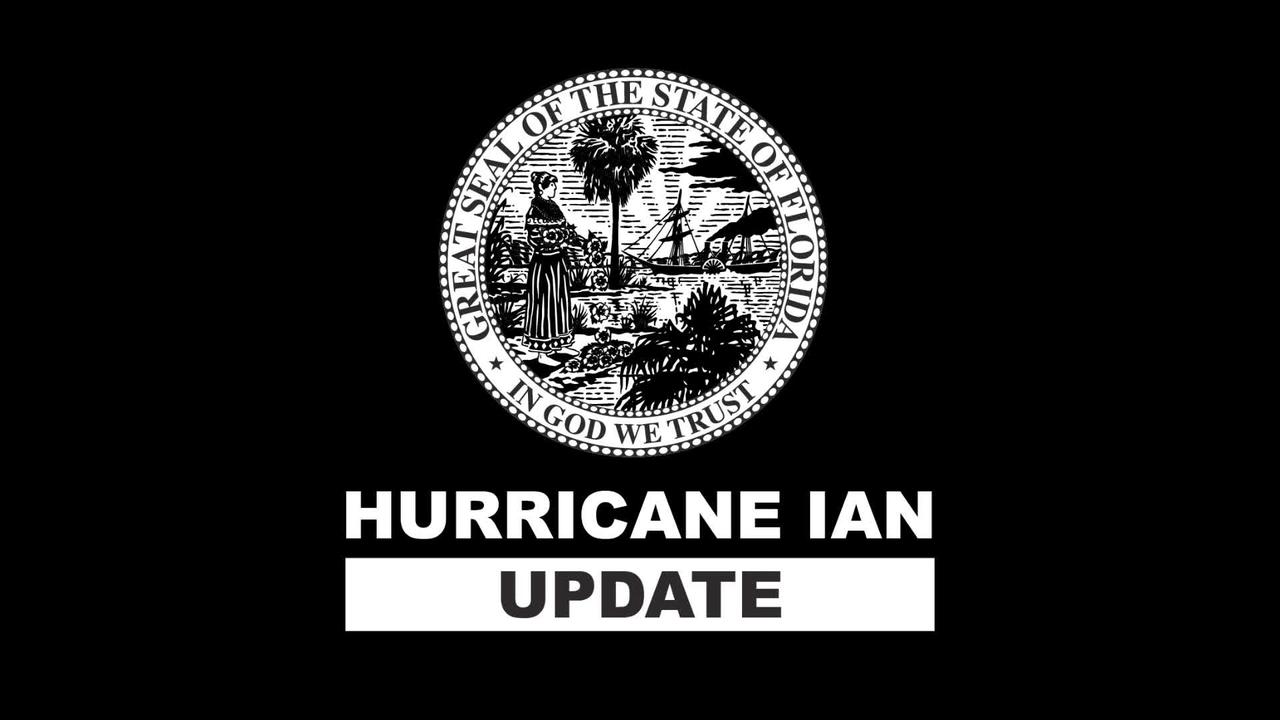Governor DeSantis and First Lady Casey DeSantis Deliver a 7:30 P.M. Update on Hurricane Ian