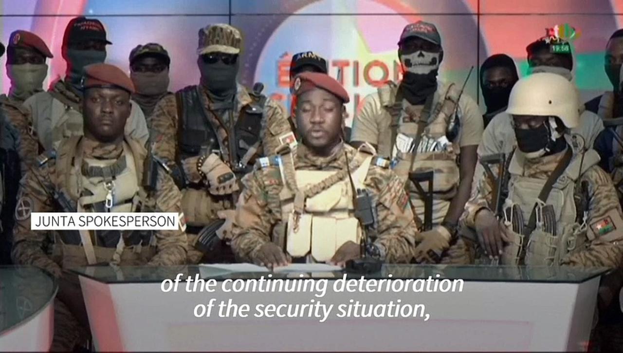 Military officers announce removal of Burkina junta leader
