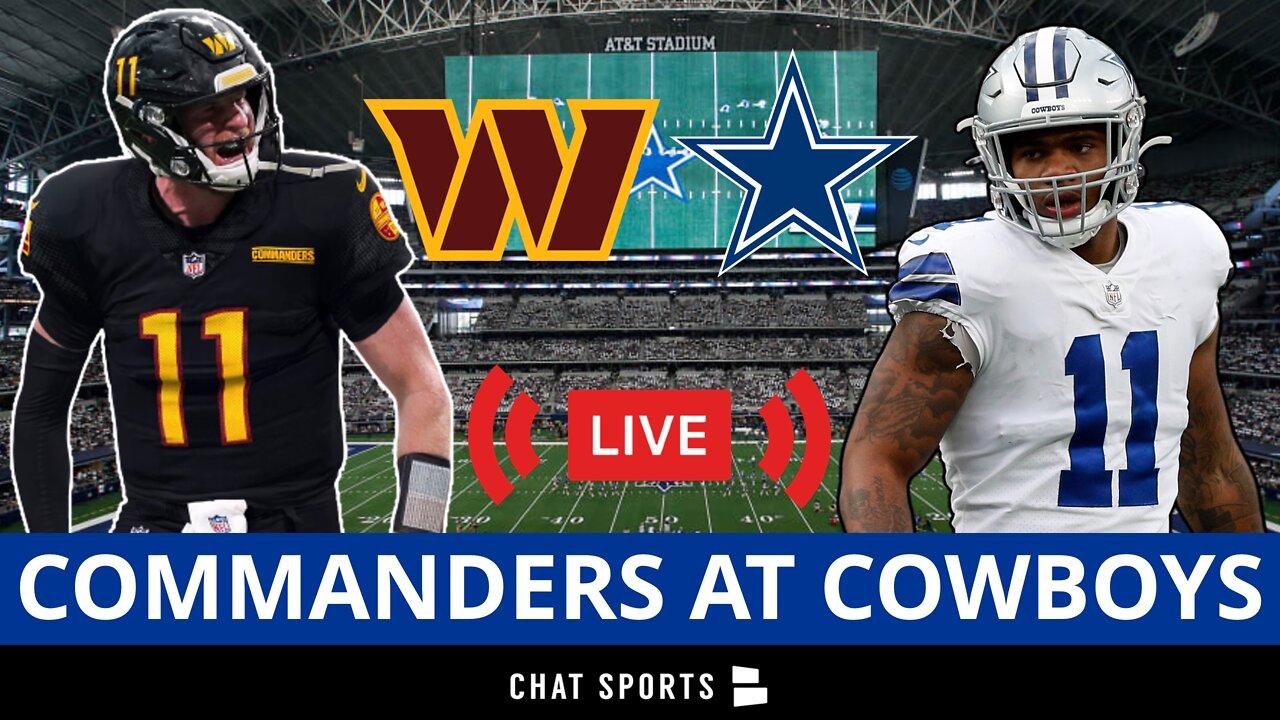 Cowboys vs. Commanders Live Streaming Scoreboard
