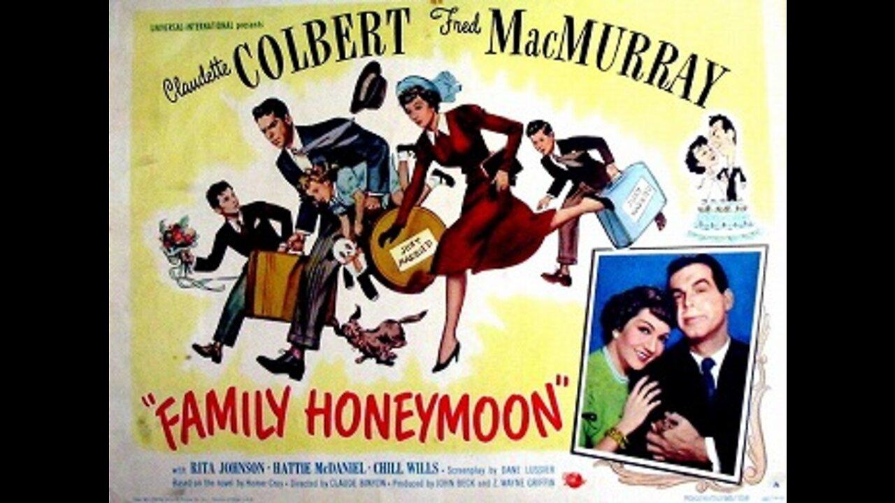 Family Honeymoon 1948 Fred MacMurray, Claudette Colbert