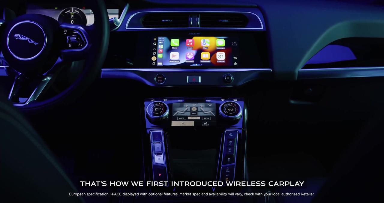 Jaguar Wireless Apple Carplay and Android Auto