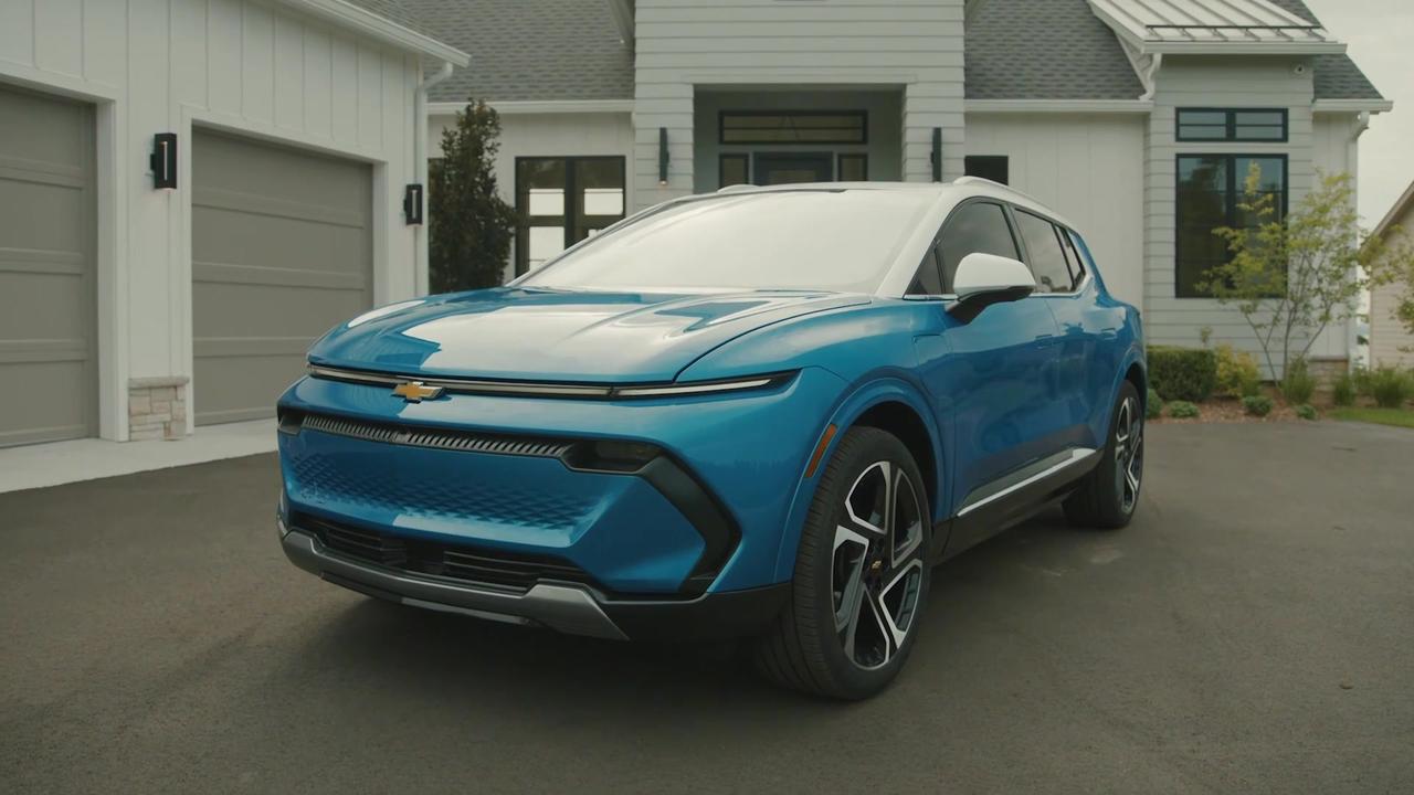 The all-electric 2024 Chevrolet Equinox EV Design Preview