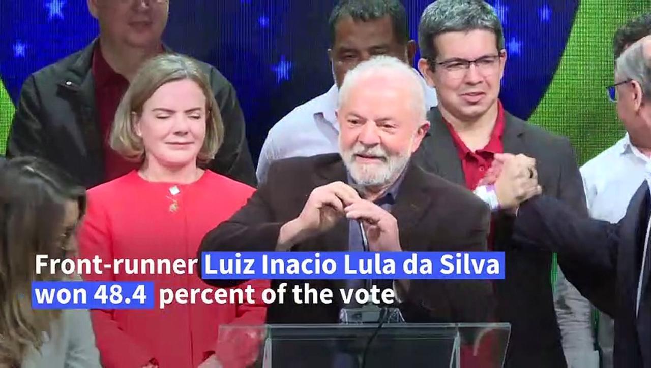 Lula vows to fight 'all the way to victory' as Brazil heads for runoff