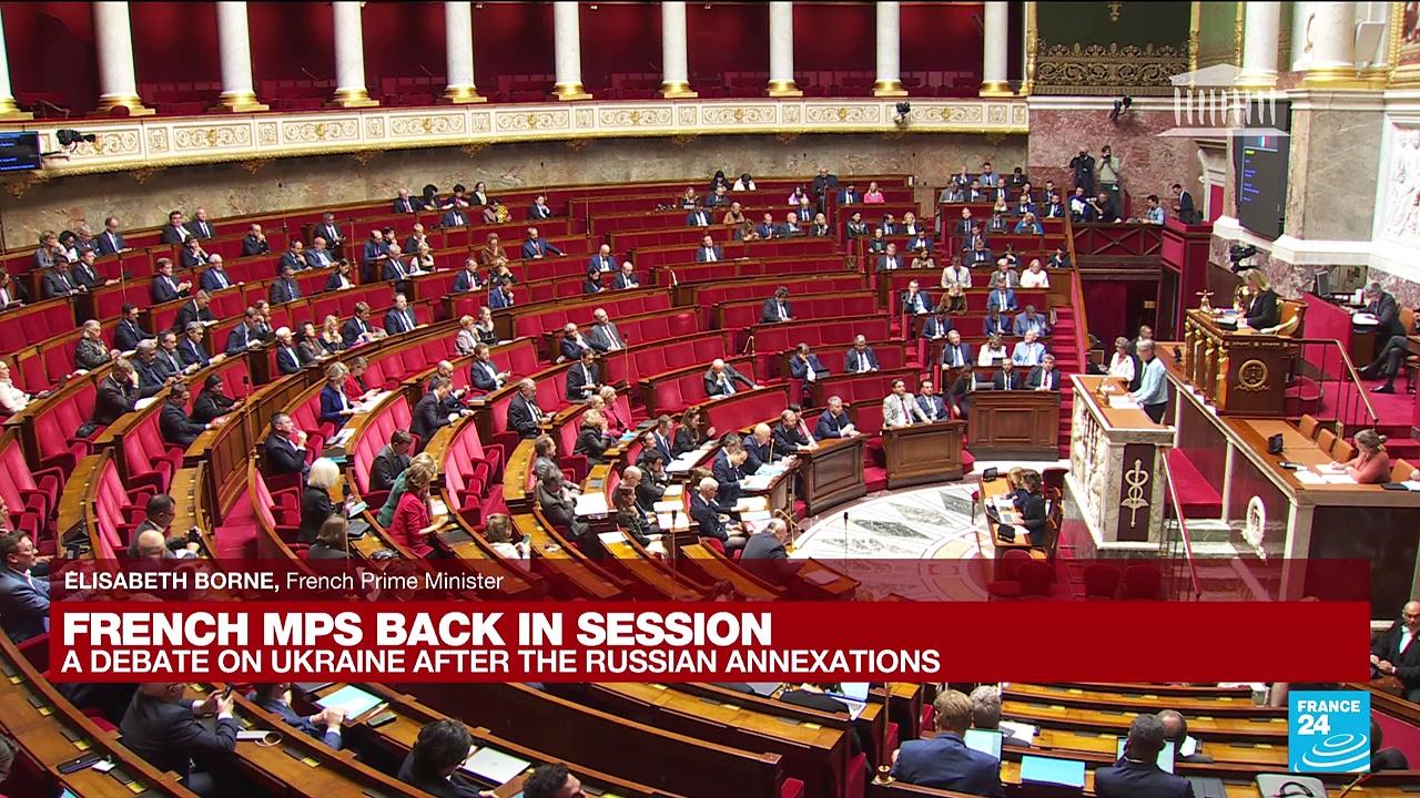 REPLAY: French MPs debate on Ukraine after Russian annexations