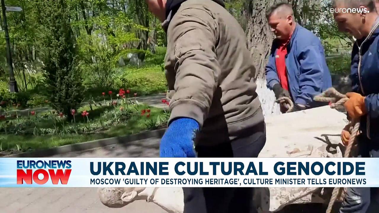Moscow 'guilty of destroying heritage', Ukraine's culture minister tells Euronews