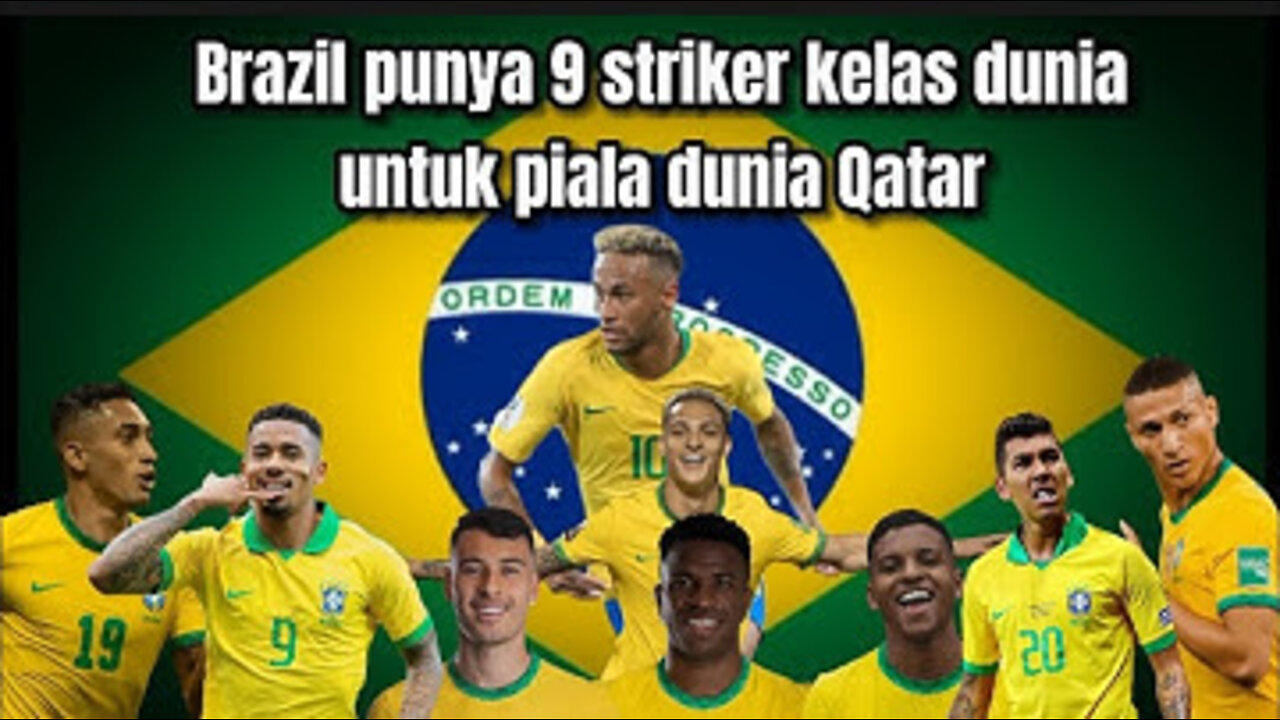 9 Pemain MEMATIKAN TIMNAS Brazil Paling di unggulkan Juara Piala Dunia 2022 ‼️
