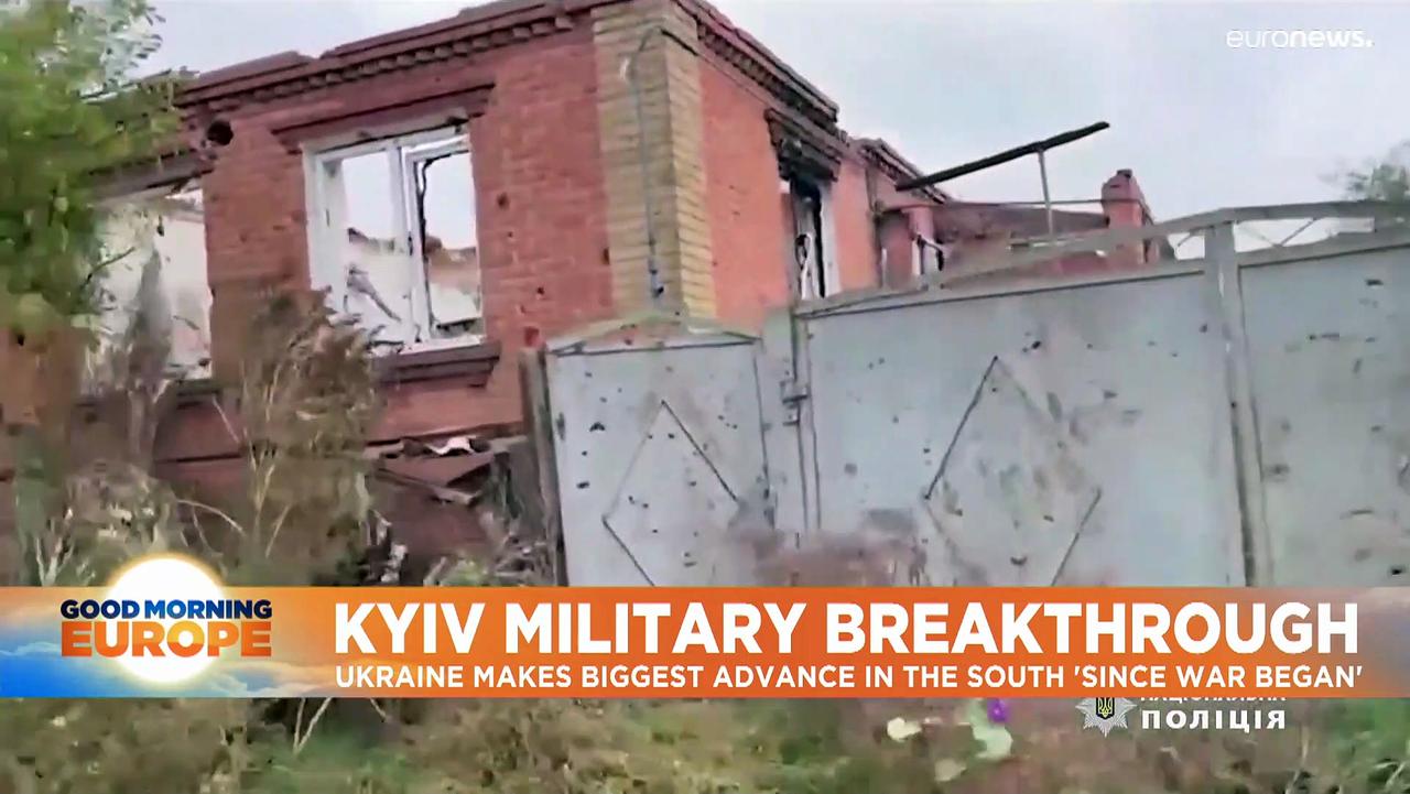 Ukraine war: Kyiv 'makes biggest advance in the south since war began'
