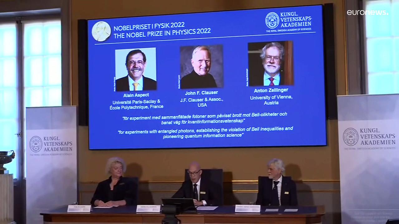Three physicists share Nobel Prize for work on quantum science