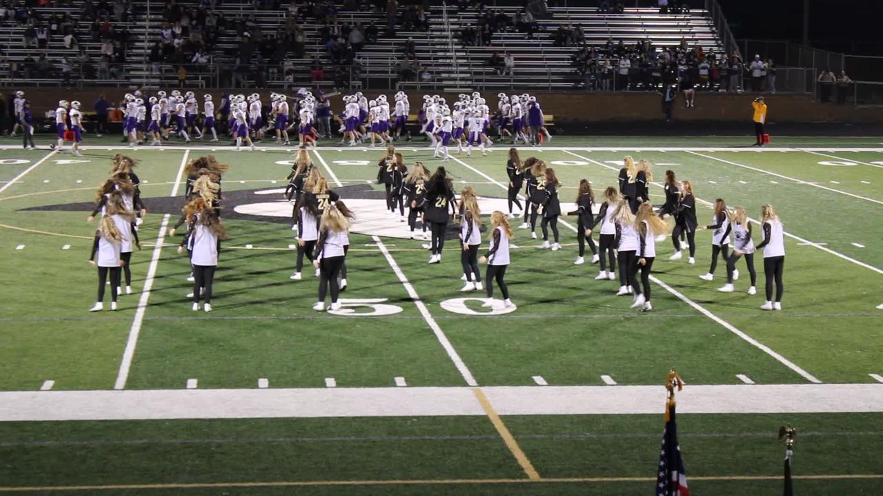 Homecoming football game dance show.  10/03/2022