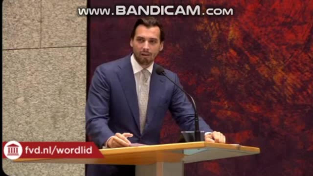 Thierry baudet tijdens de algemene beschouwingen One News Page VIDEO