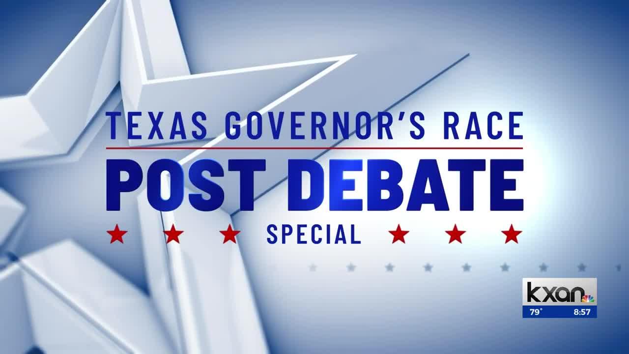 Texas governor's debate post-debate special on KXAN