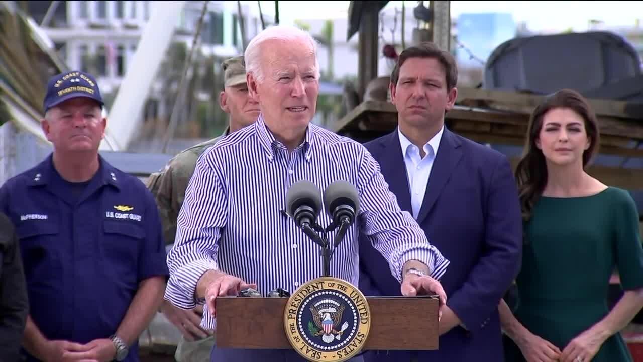 President Biden's visit to Southwest Florida after Hurricane Ian