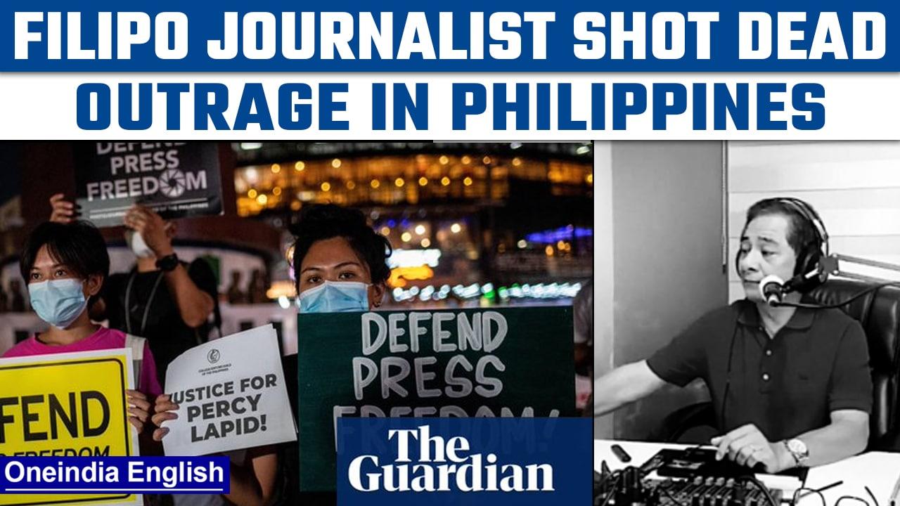 Philippines: Outrage after journalist Percival Mabasa shot dead, probe launched | Oneindia News