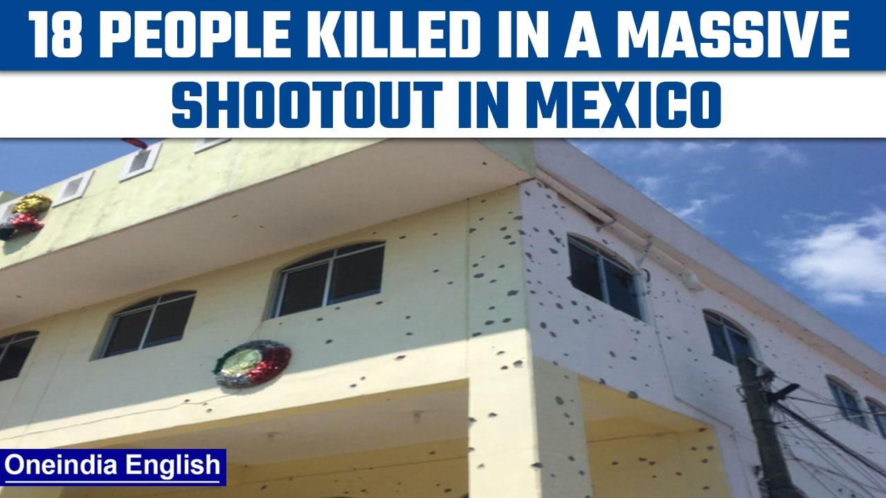 Mexico: 18 people killed in a massive shootout in San Miguel Totolapan | Oneindia News *News