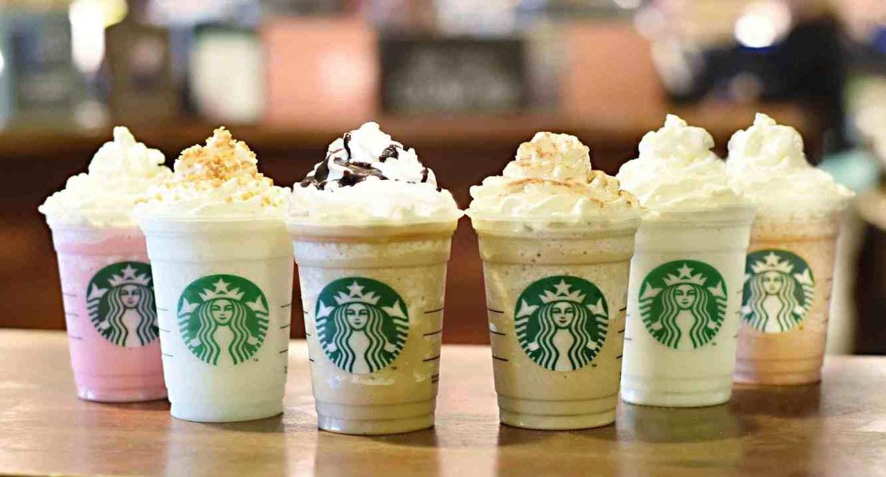 Top 10 Starbucks Frappuccinos