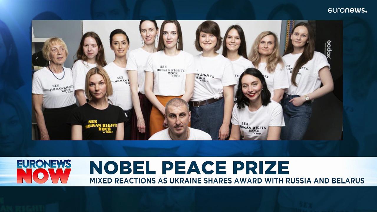 Nobel Peace Prize: Mixed reactions in Ukraine over joint award with Russia and Belarus activists