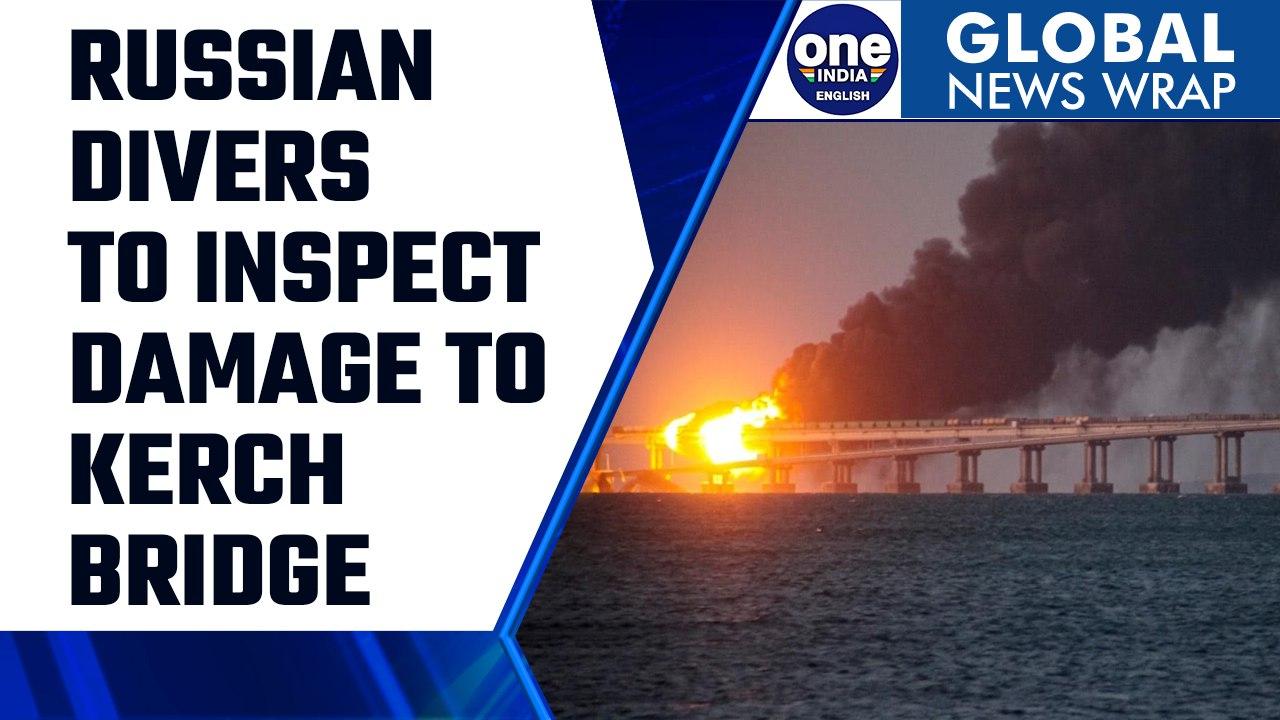 Russian divers to inspect damage to vital Crimea bridge link| Oneindia News *International